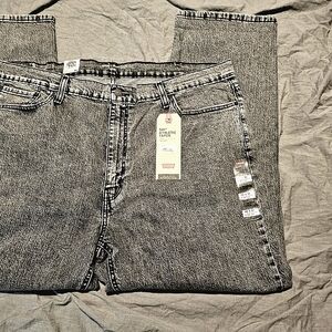LEVI'S 541 42 X 30 Athletic Fit Denim  Jeans Fade Black / Grey Wash